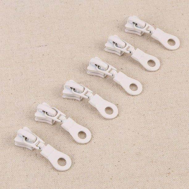20pcs Metal Alloy Non-slip Zipper Sliders Suitable For Clothes Pants Bags Replacement Repair Part Black